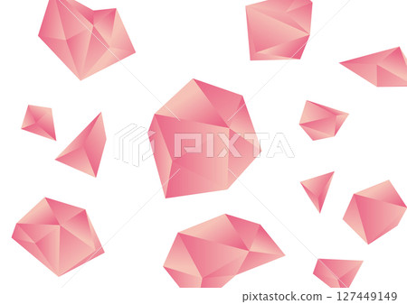 Simple polyhedron illustration material 127449149