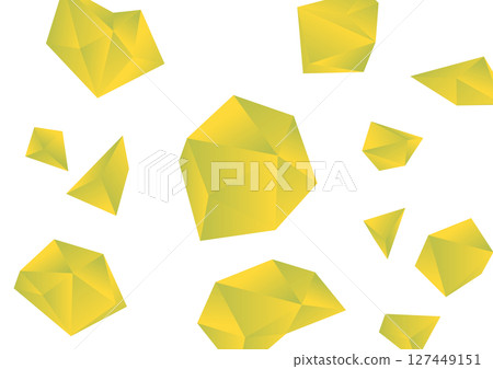 Simple polyhedron illustration material 127449151