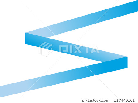 Simple straight ribbon Simple straight ribbon 127449161