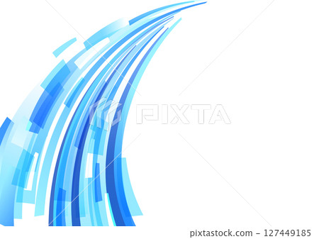 藍色波浪影像背景 127449185