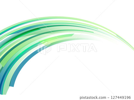 Green wave image background Green wave image background 127449196