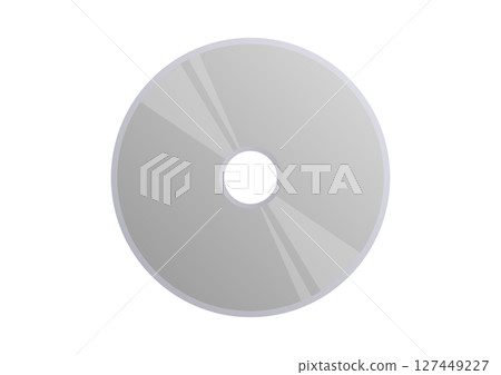 Simple flat DVD illustration material 127449227