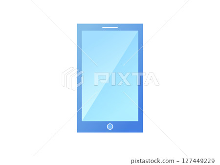 平板智慧型手機插畫素材 平板智慧型手機插畫素材 127449229