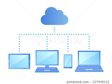 簡單的雲圖像材料 簡單的雲圖像材料 127449232
