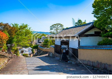 大分縣杵築市的街道景觀 127449471