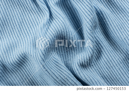 Low-quality cotton elastane fabric, lots of pilling on the surface. 127450153