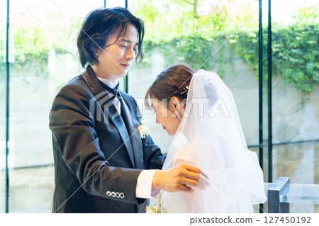婚禮儀式面紗 婚禮儀式面紗 127450192