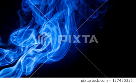 Fantastic flickering blue flame texture 4 127450355