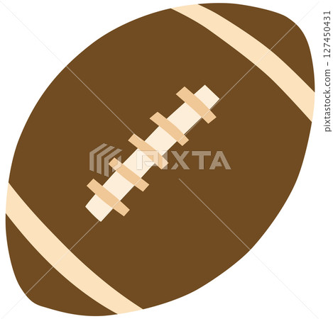 橄欖球插畫向量素材 橄欖球插畫向量素材 127450431