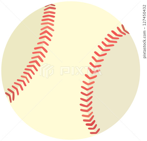 棒球球插畫向量素材 棒球球插畫向量素材 127450432