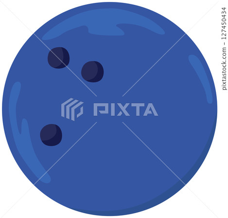 保齡球插畫向量素材 127450434