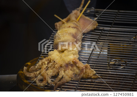 街頭小吃大麥魚專題照片 127450981