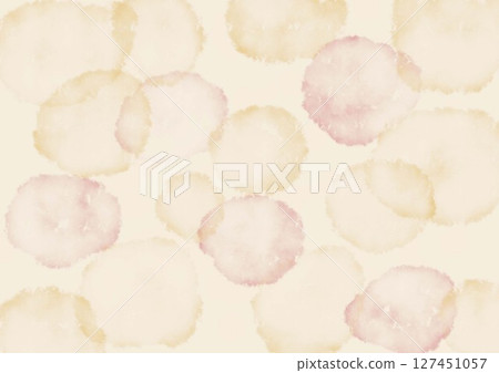 Pale watercolor background texture_beige 127451057