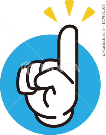 圖解：指向、手指、檢查 127451108