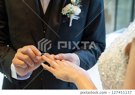 婚禮戒指交換 127451137