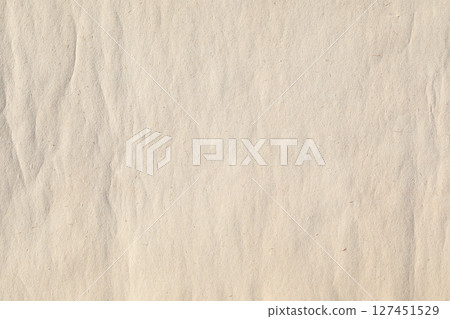 Old beige crumpled paper texture Old beige crumpled paper texture 127451529