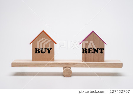 擁有房屋與租房的比較 127452707