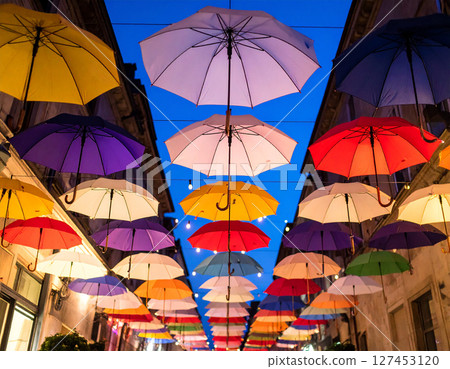 五顏六色的傘 127453120