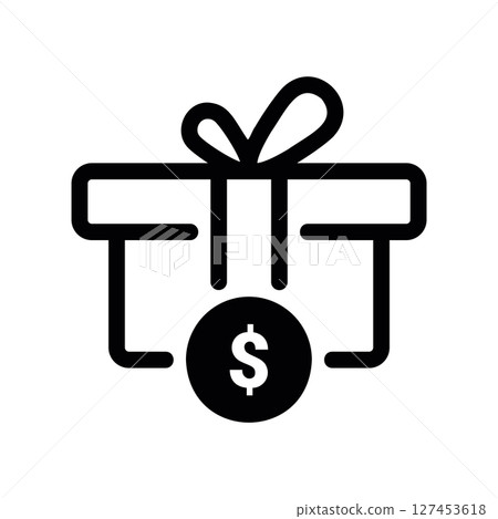 Simple vector icon present Simple vector icon present 127453618