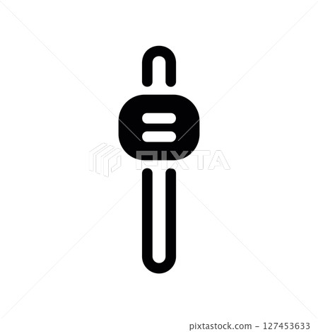 Simple vector icon button, regulator Simple vector icon button, regulator 127453633