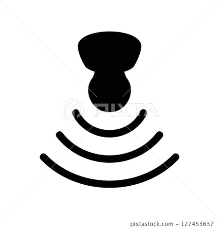 Simple vector icon light bulb Simple vector icon light bulb 127453637