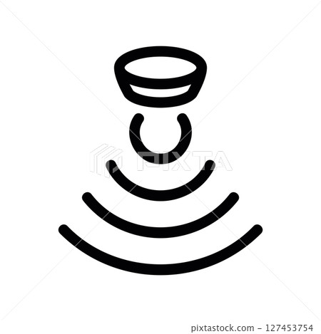 Simple vector icon light bulb Simple vector icon light bulb 127453754