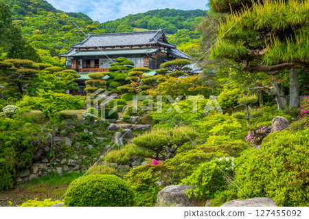 山口縣防府市舊毛利家宅邸的庭院 127455092