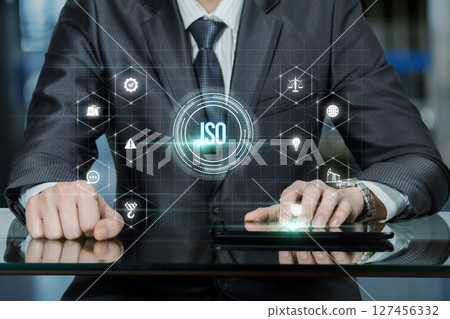 ISO standards analyst in business 127456332