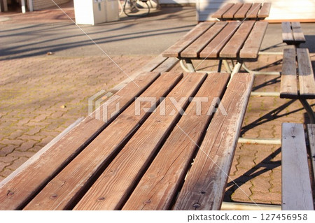 Dusk bench 127456958