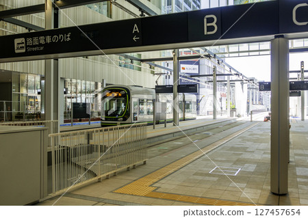 Hiroshima Station, tram line, Hiroshima City, Hiroshima Prefecture 127457654