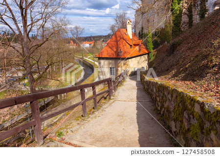 View of Cesky Krumlov, Czech Republic View of Cesky Krumlov, Czech Republic 127458508