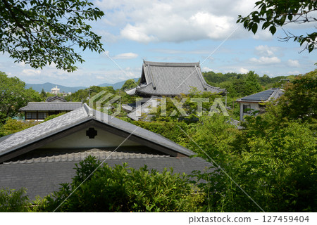 Philosopher's Path, distant view of Kounji Temple, Sakyo Ward, Kyoto City Philosopher's Path, distant view of Kounji Temple, Sakyo Ward, Kyoto City 127459404