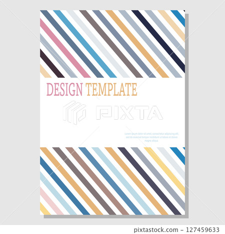 Colored parallel lines. The idea for the design of title pages, covers, books, brochures, leaflets, posters, booklets. Template for interior and decoration ideas Colored parallel lines. The idea for the design of title pages, covers, books, brochures, leaflets, posters, booklets. Template for interior and decoration ideas 127459633
