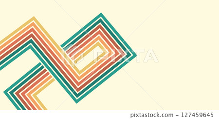 Colorful composition of parallel colored lines in the style of the 70s-80s. Abstract background for creative design Colorful composition of parallel colored lines in the style of the 70s-80s. Abstract background for creative design 127459645