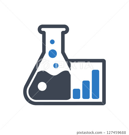 Chemistry Analytics Research Icon Chemistry Analytics Research Icon 127459688
