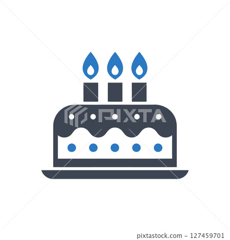 Birthday Cake Celebration Icon Birthday Cake Celebration Icon 127459701