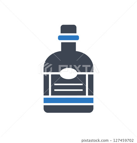 Whiskey Bottle Icon Whiskey Bottle Icon 127459702