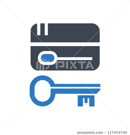Keycard Icon 127459749
