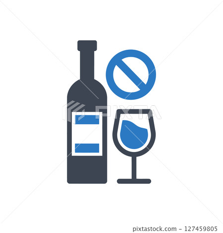 Alcohol Restriction Icon Alcohol Restriction Icon 127459805