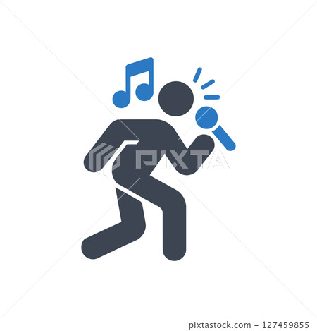 Karaoke Singing Icon 127459855