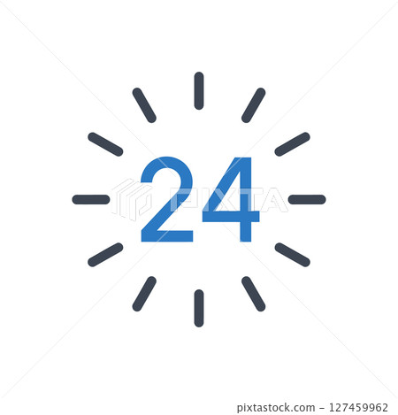 24 Hours Icon 127459962