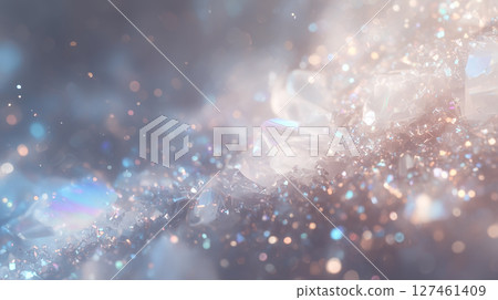crystals light scattering abstraction tenderness and lightness of tones 127461409