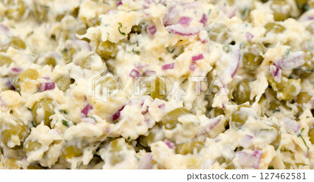 Olivier salad. 127462581