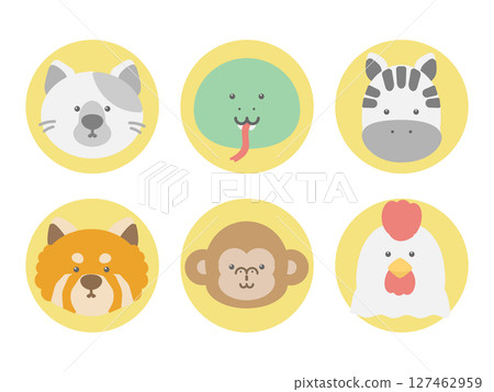動物圖示插圖集 127462959