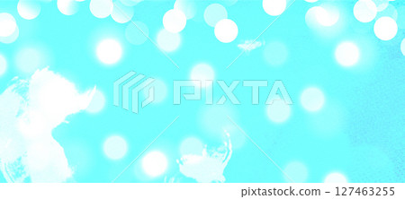 Blue bokeh background for banner, poster, Party, Anniversary, greetings, and various design works 127463255