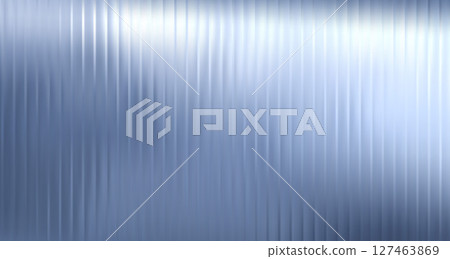 Vector Gray Blurred Glass Gradient background. Vertical Ribbed glass texture. Abstract bg. 127463869