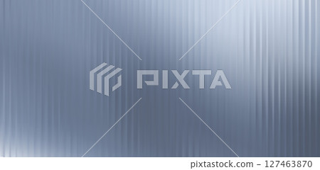 Vector Gray Blurred Glass Gradient background. Vertical Ribbed glass texture. Abstract bg. 127463870