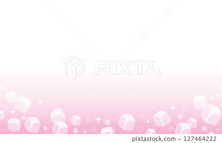 Soda water and ice background_pink Soda water and ice background_pink 127464222