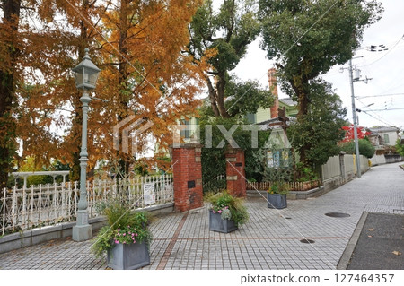 神戶市北野異人館：萌木屋形及街景 127464357