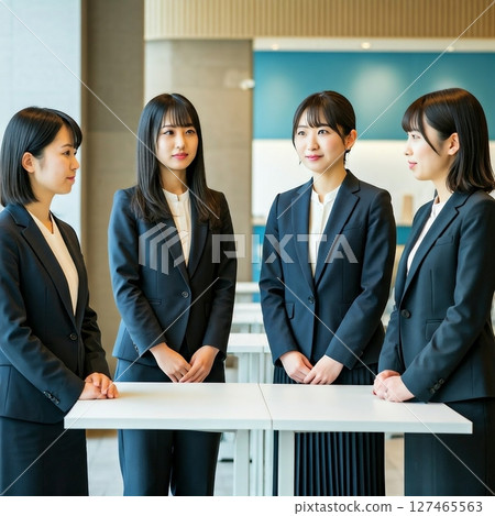 Businesswomen having a meeting in a conference room 127465563